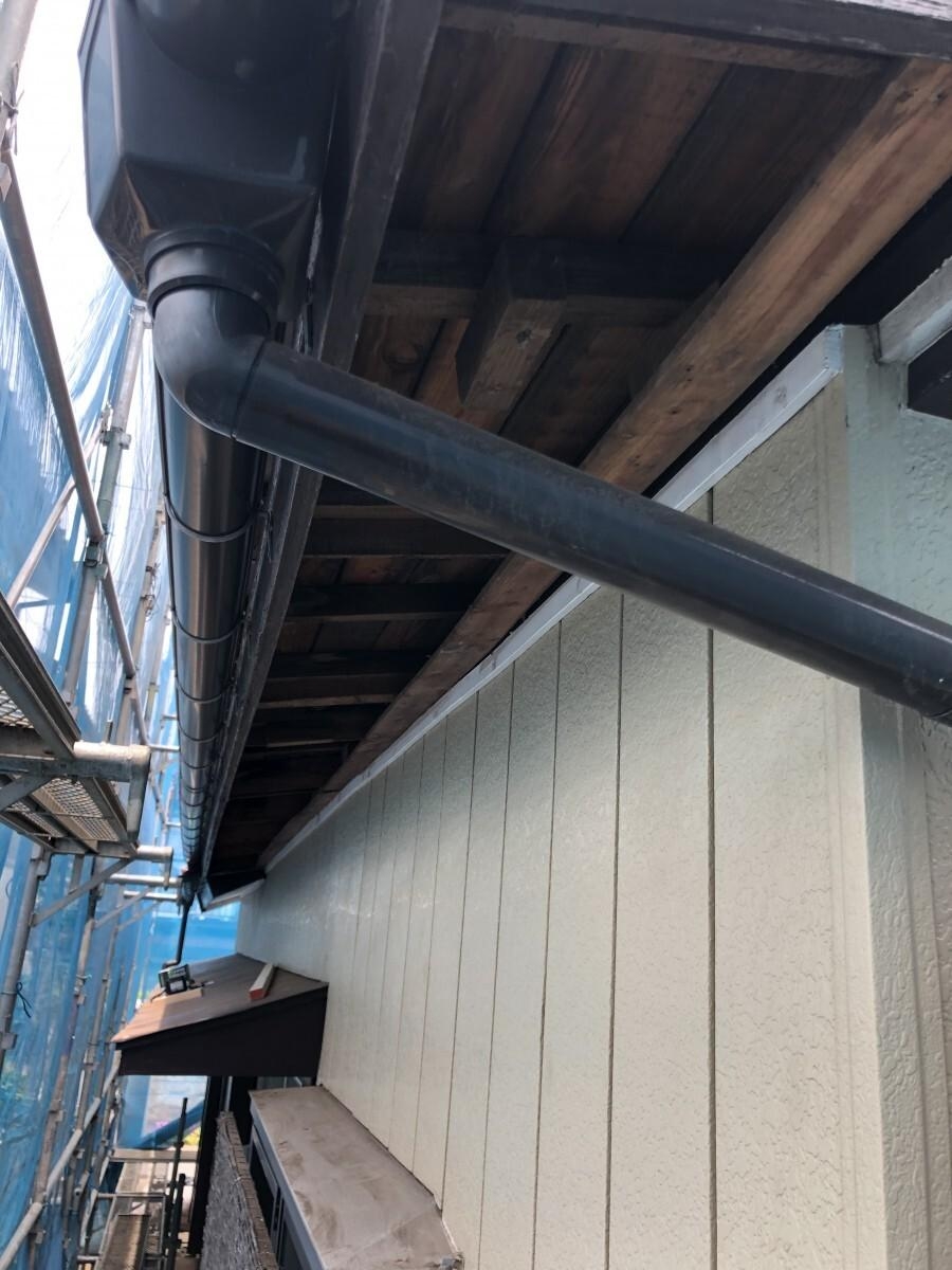 市原市I様邸　軒天貼り替え工事　あなたの家は大丈夫？劣化した軒天の剥がれには要注意！