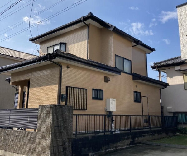A様邸塗装後後ろから撮影