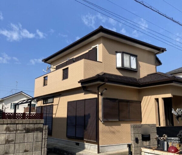 A様邸塗装後正面からの撮影