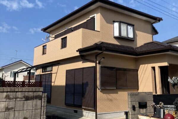 A様邸塗装後正面からの撮影