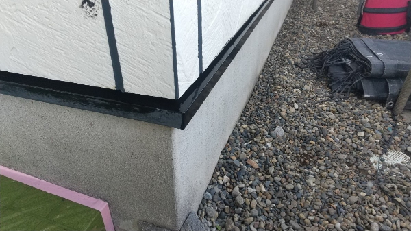 水切り塗装完了