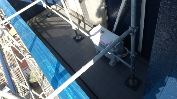 ベランダ塗装１枚目