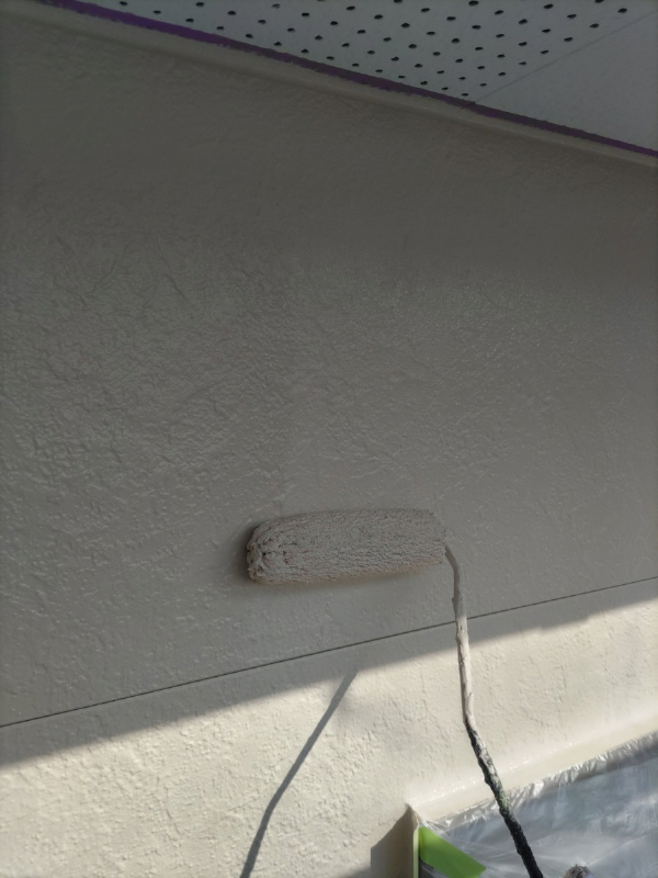 屋根カバー・外壁塗装_上塗り