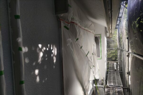 木更津市・Y様｜屋根塗装・外壁塗装⑦_養生配管まわり