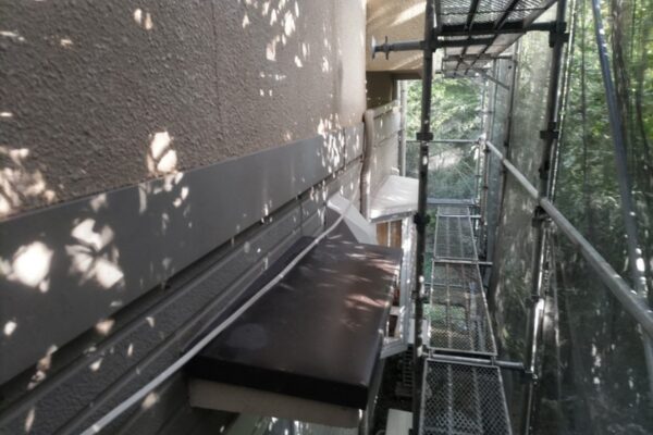 木更津市・Y様｜屋根塗装・外壁塗装②_足場設置