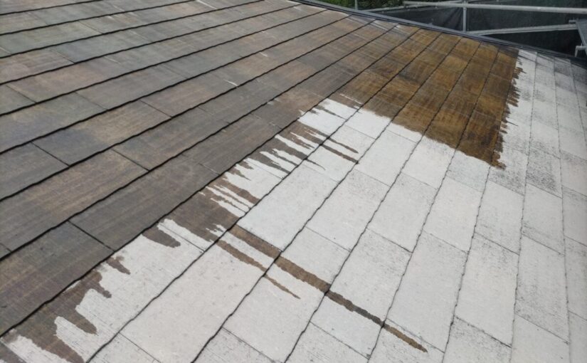 木更津市・Y様｜屋根塗装・外壁塗装⑤_下塗り中アイキャッチ