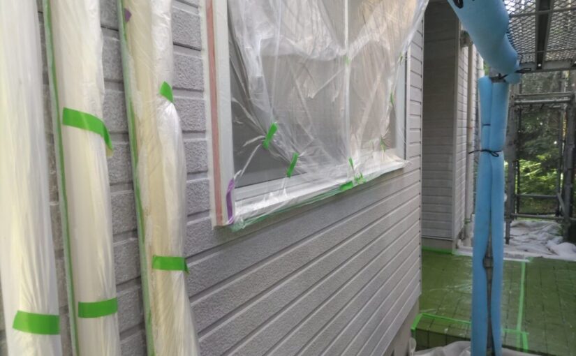 木更津市・Y様｜屋根塗装・外壁塗装⑦_養生アイキャッチ用