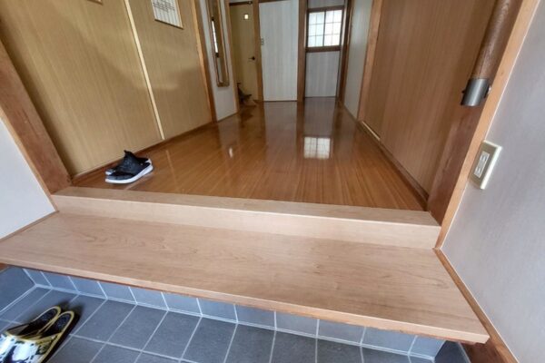 袖ヶ浦市・U様｜フロア・クロス⑤_フロア敷きつめ