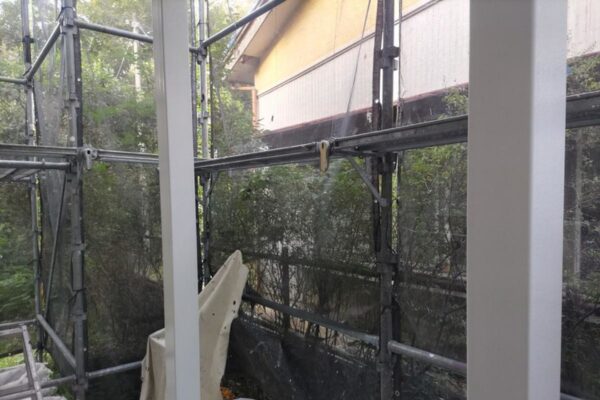 木更津市・Y様｜屋根塗装・外壁塗装⑫_玄関ひさし