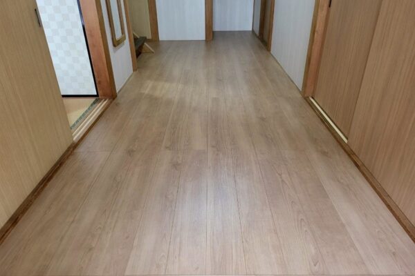 袖ヶ浦市・U様｜フロア・クロス⑤_フロア施工後