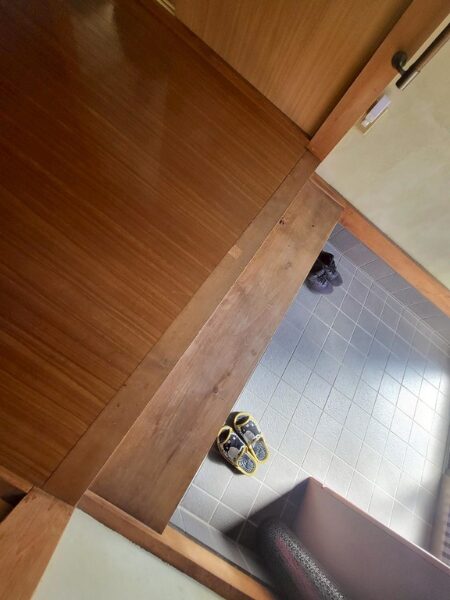 袖ヶ浦市・U様｜フロア・クロス①_施工前